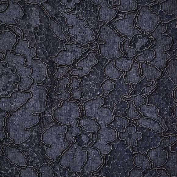 RALPH LAUREN Women's Blue Floral Lace Overlay Sheath Dress Size 6 - Picture 6 of 9